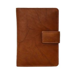 Brown/tan leather finish