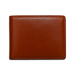 Brown Leather Bifold Wallet